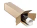 Verzendkoker Vierkant Performance 105x860x105mm Bruin 10 Stuks