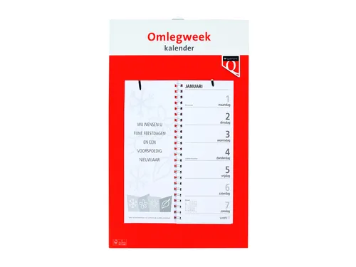 Weekomlegkalender 2027 Quantore