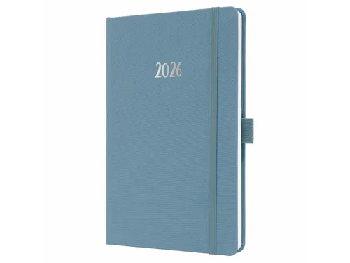 Weekagenda Feel A5 2026 (NL/FR/EN/DU) Powder Blue Hardcover