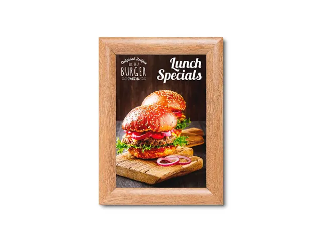 Kliklijst A5 Rechte Hoeken 25mm Hout