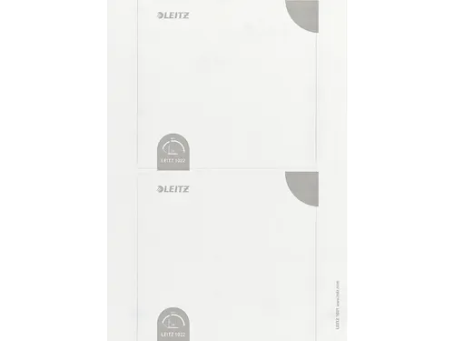 Rugetiket Leitz 56X190Mm Insteekkaart Breed Grijs printbaar
