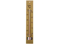 Thermometer 25 X 4 Cm, Hout