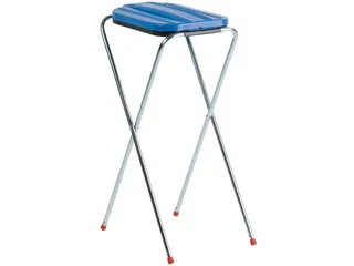 Afvalzakhouder Single 130 l, blauw - 1