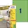 Gekleurde Etiketten Avery Zweckform 210x297mm A4 Groen 100 stuks