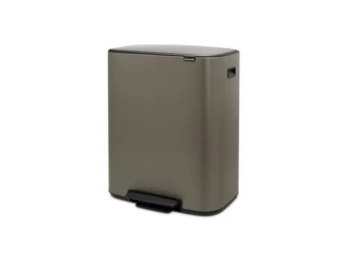 Afvalbak Bo Pedaalemmer 2x30 Liter Grijs