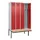 locker met bank,voor scheiding van kleding,HxBxD 2120x1200x815mm,4vak