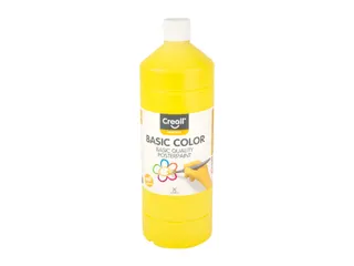 Plakkaatverf Creall basic geel 1000ml - 1