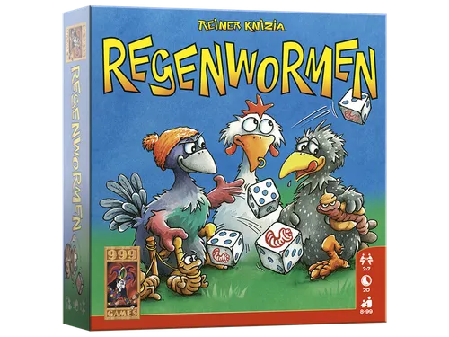 999Games dobbelspel Regenwormen 8+