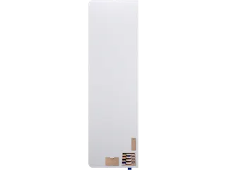 WALL-UP LRC Whiteboard 200x59,5cm Ronde Hoek Links - 1