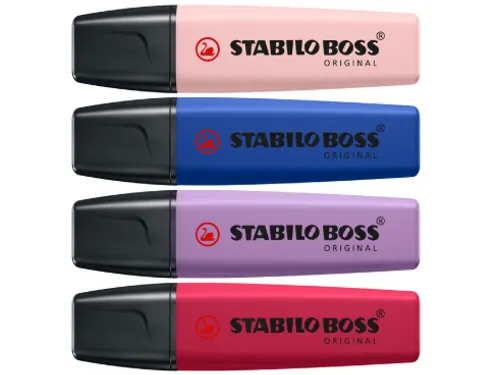 Markeerstift STABILO Boss Wildflower display klein assorti