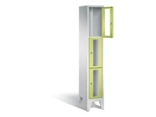 lockerkast,HxBxD 1850x320x500mm,1x3vakken,vak B 300mm,cil.-slot,voeten - 1