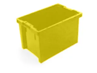 Draaistapelbak Pp Hxlxb 350X600X400Mm 65L Geel - 1