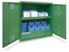 Milieukast 1000x950x500mm 1 Opvanglegbord 1 Bodemopvangbak groen