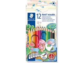 Staedtler Kleurpotlood Noris Club Uitgombaar 12 Potloden - 1
