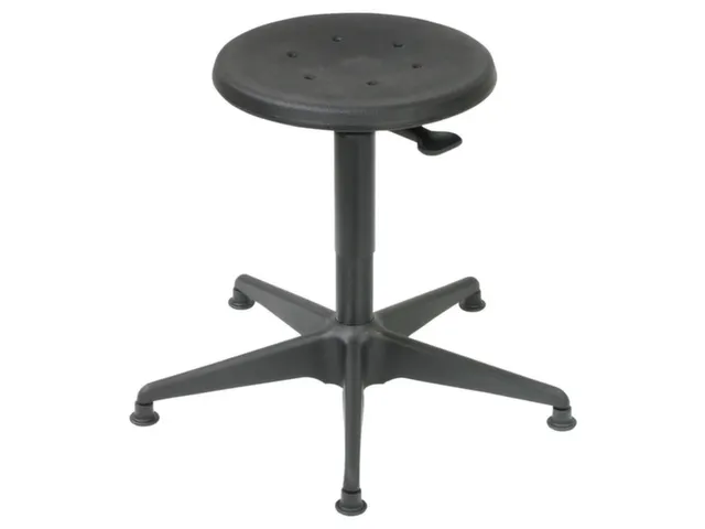 Esd Draaikruk Glijders Kunststof Afdekking 380-520mm Pu Zwart