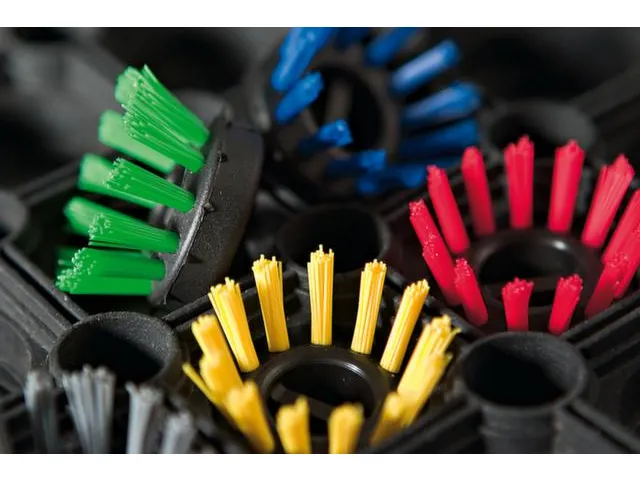 Borstelelementen,V. Rubberen Vloermat,Blauw