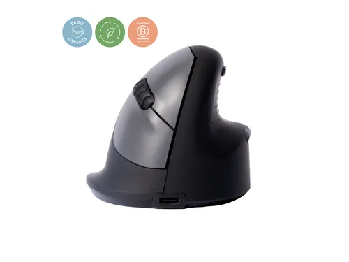 Ergonomische muis R-Go HE Break Large Rechts draadloos Zwart