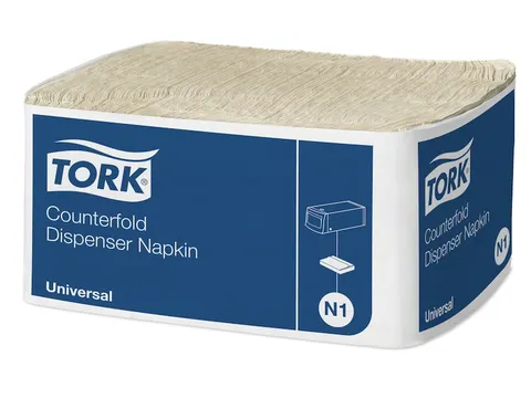 Tork 478094 dispenserservet counterfold naturel 1-laags