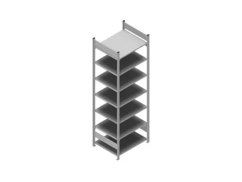 dossierstelling,grondveld,HxBxD 2350x810x635mm,vaklast 90kg