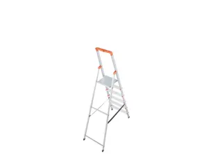 Lichte Boktrappen Aluminium 6treden Platform 25x25cm H 1,25m - 4