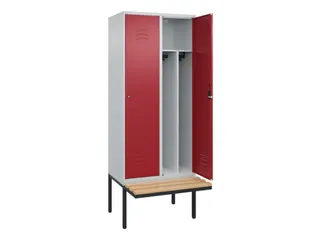 locker voor scheiding van kleding,HxBxD 2120x800x815mm,2vak - 2