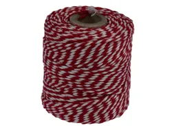 Touw Muller katoen 50 gram 45 meter rood/wit