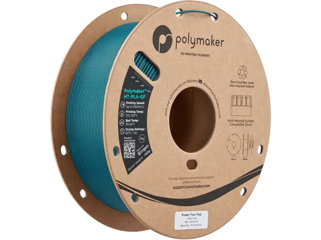HT-PLA-GF 1,75mm Power Tool turquoise 1kg Polymaker 3d filament