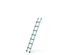 ladder,eenzijdig,7,treden,balk L 2,14m,geëloxeerd