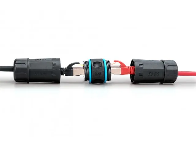 CAT 6A buitenaansluiting IP68 RJ45 naar RJ45 connector