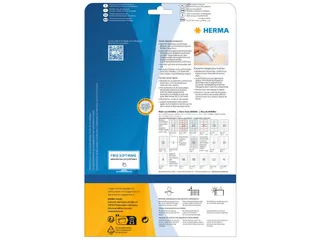 HERMA 4412 Naambadge textieletiketten A4 80x50mm Wit 250 stuks - 4