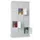lockerkast,HxBxD 1850x900x500mm,3x5vakken,RAL7035,front RAL5012