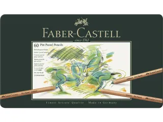 Pastelpotlood Faber Castell Pitt metalen etui a 60 stuks - 1