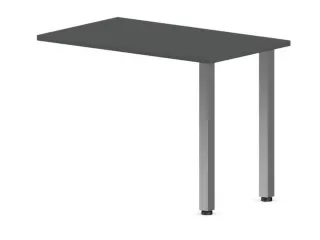 aanbouwtafel,i.h.v.,HxBxD 720-840x1000x600mm,MS-donkergrijs - 1