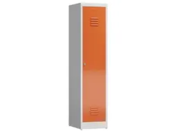 garderobekast 1800x415x500mm 1vak klink sokkel romp RAL7035 RAL3000
