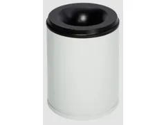 prullenmand zelfblussend 80 liter HxØ 560x465mm kop zwart grijs