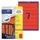 Rugetiket Avery Zweckform smal 38x192mm zelfklevend rood L4762-20