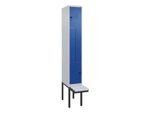 armoire vestiaire Z HxlxP 2120x300x815mm 2compart.