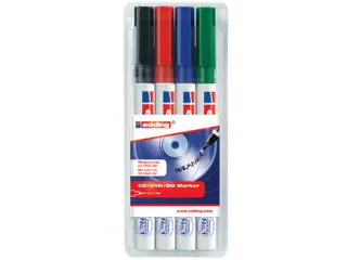 Cd marker edding 8400 rond assorti 0.5-1.0mm etui à 4st - 1