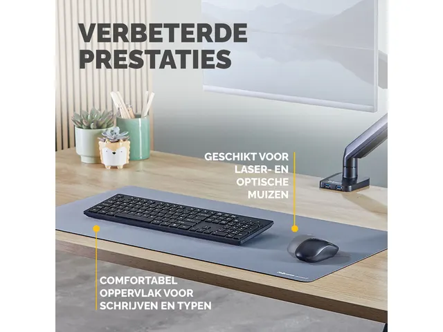 Bureau-onderlegger Fellowes Breyta blauw
