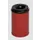 prullenmand zelfblussend 15 liter HxØ 370x250mm kop zwart rood
