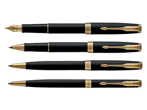 Balpen Parker Sonnet Matte black lacquer GT Medium