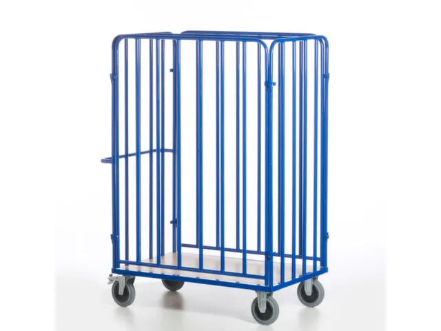 chariot de transport de colis,force 600kg,plateau Lxl 1200x740mm
