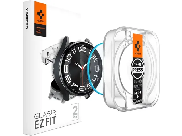 Spigen Screenprotector Galaxy Watch 6 43mm Glas.tR EZ Fit 2x