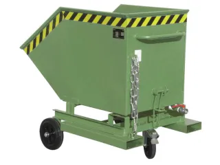 Kiepwagen voor spaanders,HxLxB 1090x1320x900mm,0,4m³,draagverm. 300kg - 1