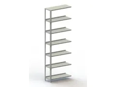 magazijnstelling,aanbouwveld,HxBxD 2200x752x304mm,vaklast 80kg