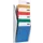 Folderhouder Helit wand 4x A4 zilver