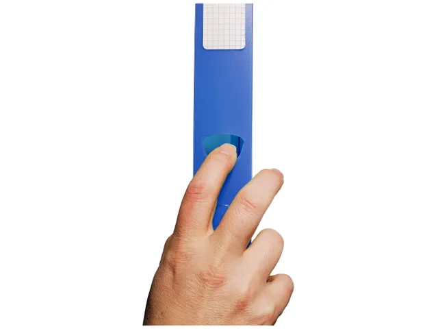 Klasseerdoos PP Krea cover rug 40mm blauw