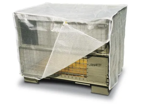 Afdekhoes Gaascontainer 980x1250x850mm Transparant 2 Ritssluitingen