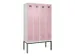 locker voor scheiding van kleding,HxBxD 2120x1200x500mm,4vak