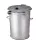 Staalverzinkte Afvalbak 90 Liter